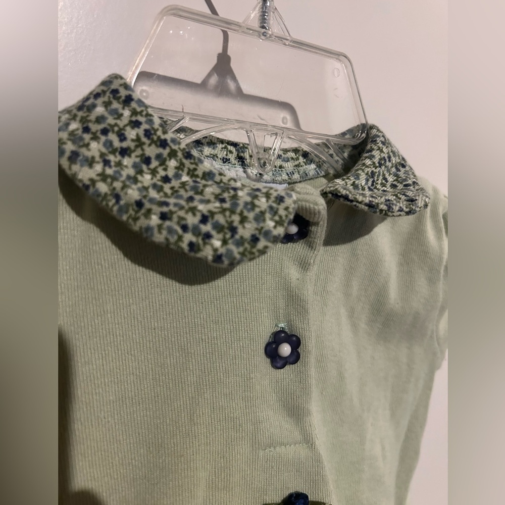 ❤️4 for $25❤️ Vintage floral embroidered top 6 M - Picture 4 of 4